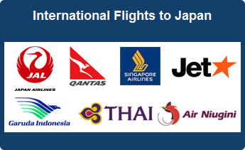 International Flights to Japan